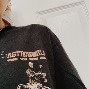 Travis Scott Astro World Black Shirt